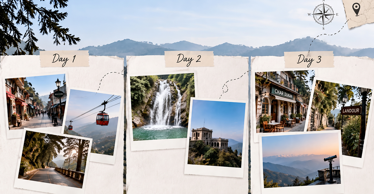 Mussoorie 3-Day Itinerary Complete Travel Guide: Best Places to Visit & Things to Do